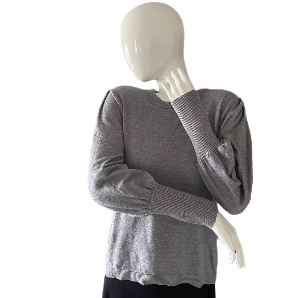 Magaschoni Gray Light Weight Sweater